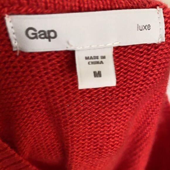 Gap | Women’s Gap Luxe Angora Hair Blend Crew Neck Orange Sweater | M - Picture 6 of 7